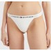 Tommy Hilfiger γυναικείο μαγιό bikini bottom σε άσπρο χρώμα,κανονική γραμμή,100%polyester UW0UW04135 YCF